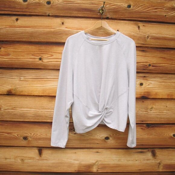 Lululemon Tuck and Gather Pullover Top Long Sleeve 10 - Picture 2 of 9